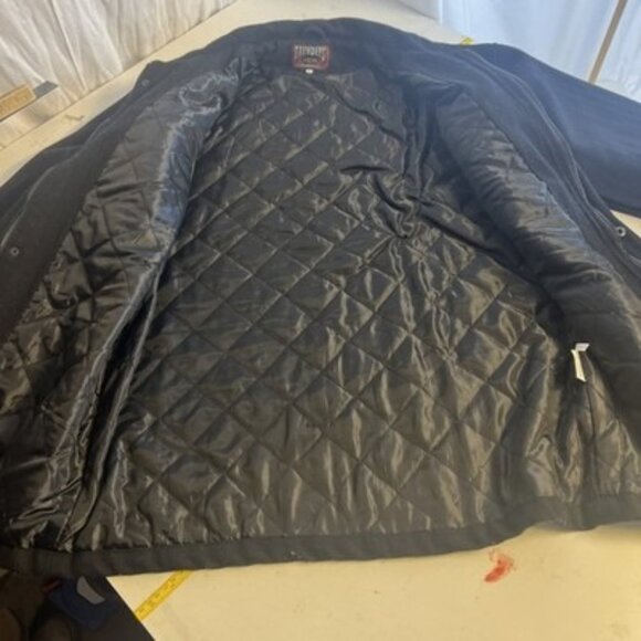 Trenders Basics Men’s Size L Wool Button Down Lined Field Coat - Picture 7 of 15